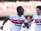 Arboleda comemora gol do São Paulo sobre o Fluminense.