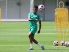 Estêvão durante treinamento do Palmeiras na Filadélfia 