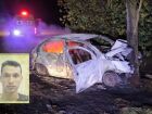 Acidente aconteceu em um VW Gol que ficou totalmente destruído após colisão