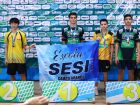 Alunos do Sesi dominam pódio da categoria Sub-15 no estadual de tênis de mesa em MS, com apoio do Programa de Incentivo ao Atleta.