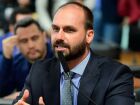 Eduardo Bolsonaro pediu licença parlamentar de 122 dias para viver nos Estados Unidos. 
