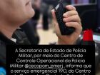 PM do Rio informou em redes sociais o apagão no sistema 190, usado para comunicar emergências 