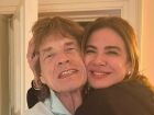 Mick Jagger e Luciana Gimenez; os dois são pais de Lucas Jagger, nascido em 1999 