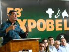 Governador Eduardo Riedel ressaltou a relevância da feira para o agronegócio de MS e destacou os investimentos em andamento durante a abertura do evento.
