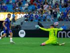 Kiernan Dewsbury-Hall marcou o quarto gol do Chelsea sobre o Benfica nas quartas de final. 