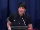 Ghislaine Maxwell, namorada e cúmplice do magnata, Jeffrey Epstein 