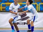 Atletas do Chelsea Brasil MS comemoram gol na Taça Brasil Sub-13 em Goiânia