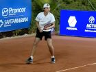 Partida da 4ª edição do Carandá Open de Tênis, em 2024, no Carandá Clube, em Campo Grande. 