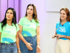 Kátia, Mônica e Kassilene, unidas em prol do bem-estar dos servidores