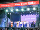 Abertura do Festival de Inverno de Bonito 2025 contou com cortejo, flashmob e a presença da ministra Margareth Menezes.