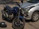 Motociclista fica ferido em colisão com carro no bairro Coronel Antonino