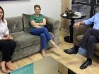 A prefeita de Campo Grande, Adriane Lopes (PP), a senadora Tereza Cristina (PP-MS) e o governador Eduardo Riedel (então no PSDB) em reunião anterior; imagem usada apenas para ilustrar a aliança política.