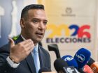O ministro da Defesa da Colômbia, Pedro Sánchez, falou em coletiva em Bogotá, em 26 de agosto de 2025, sobre o sequestro de 34 soldados por guerrilheiros no sul do país.