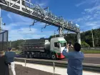 Caminhã passa por cobrança de pedágio que tem tecnologia free flow