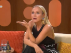 Eliana no estúdio do Saia Justa, do GNT, onde comentou boato que circula nos bastidores da Globo 