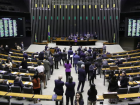 Plenário da Câmara dos Deputados durante sessão.