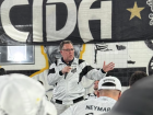 Marcelo Teixeira esteve na sede da Torcida Jovem.