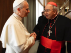 Papa Leão XIV e arcebispo Dom Orani Tempesta