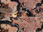 Foto: A imagem de satélite captada no dia 1.o de agosto mostra quanto avançou a espuma no Rio Tietê, em Salto, comparando com o registro de 19 de julho