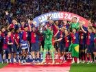 Barcelona foi o campeão da La Liga na temporada 2024 25. 