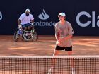 João Fonseca e Juan Martín del Potro se enfrentam contra Andy Roddick e Alex Michelsen em uma exibição no US Open.