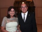 O ministro Gilmar Mendes fez discurso para parabenizar a mulher, Guiomar