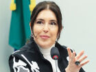 Simone Tebet evita falar sobre transferência do domicílio eleitoral para São Paulo.