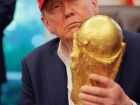 Trump durante o anúncio do sorteio da Copa de 2026, que acontecerá no Kennedy Center, em Washington.