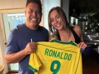 Paula Badosa ganhou uma camisa autografada pelo Fenômeno 
