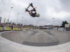 Pedro Barros executa a manobra que garantiu o título na etapa sueca do STU Pro Tour. Catarinense marcou 92,92 e liderou o pódio do park.