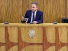 Ministro Rui Costa durante reunião ministerial em que destacou ações para ampliar exportações e reduzir dependência dos EUA