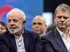 Lula e Tarcísio em evento para lançamento de edital para construção do túnel Santos-Guarujá  