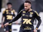 Neymar treina com o elenco e pode reforçar o Santos no duelo contra o Fluminense, na Vila Belmiro