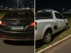 Veículos envolvidos em colisão traseira na Avenida Duque de Caxias, em Campo Grande (MS), na noite de quinta-feira (7). 