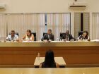 Candidata passa por entrevista de heteroidentificação na sede do Tribunal de Justiça de Mato Grosso do Sul; etapa é obrigatória para autodeclarados negros nos concursos do Enam e Enac. 