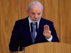 O presidente Lula no Palácio do Planalto em Brasília.