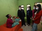 Dona Francisca recebeu nesta quarta-feira a visita da equipe multidisciplinar e do prefeito Marçal Filho