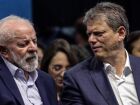 Lula e Tarcísio durante o lançamento do túnel Santos-Guarujá; na entrevista à BandNews, o presidente ignorou o governador de São Paulo.