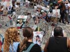 Familiares de reféns israelenses protestam em Tel-Aviv, Israel  