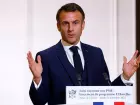 Presidente da França, Emmanuel Macron, no Palácio do Eliseu, em Paris.