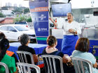 Em unidade móvel de capacitação, participantes puderam aprender técnicas de queijaria e produtos derivados de hortifrútis