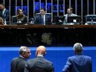 Plenário do Senado durante votação de indicações feitas pelo presidente Luiz Inácio Lula da Silva para tribunais, conselhos e agências. 