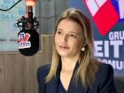 A conselheira estadual da OAB/MS, Lauane Volpe Camargo durante o Giro Estadual de Noticias 