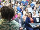 Delegados participam da abertura da 15ª Confeas no auditório do Senac em Campo Grande