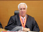 O desembargador Fernando Mauro Moreira Marinho, vice-presidente do Tribunal de Justiça de Mato Grosso do Sul, que se aposentou nesta terça-feira (16).