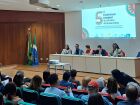  A juíza Katy Braun do Prado compõe a mesa de abertura da 6ª Conferência Estadual da Pessoa Idosa, realizada no dia 25 de setembro, em Campo Grande.