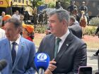O governador Eduardo Riedel