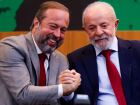 O presidente Lula durante reunião do Conselho Nacional de Política Energética (CNPE) realizada e junho, com o ministro de Minas e Energia, Alexandre Silveira.