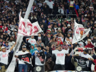 Torcida paraguaia comemora classificação à Copa do Mundo. 