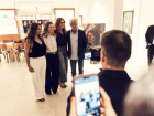 Sean Penn, Julia Roberts, Marianna Brennand e Dira Paes durante exibição de 